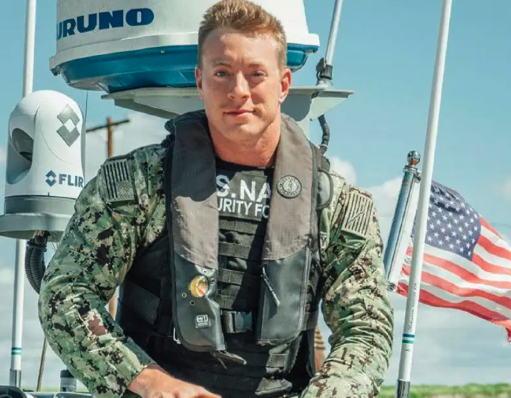 Austen Alexander on deployment, U.S. Navy Security Forces